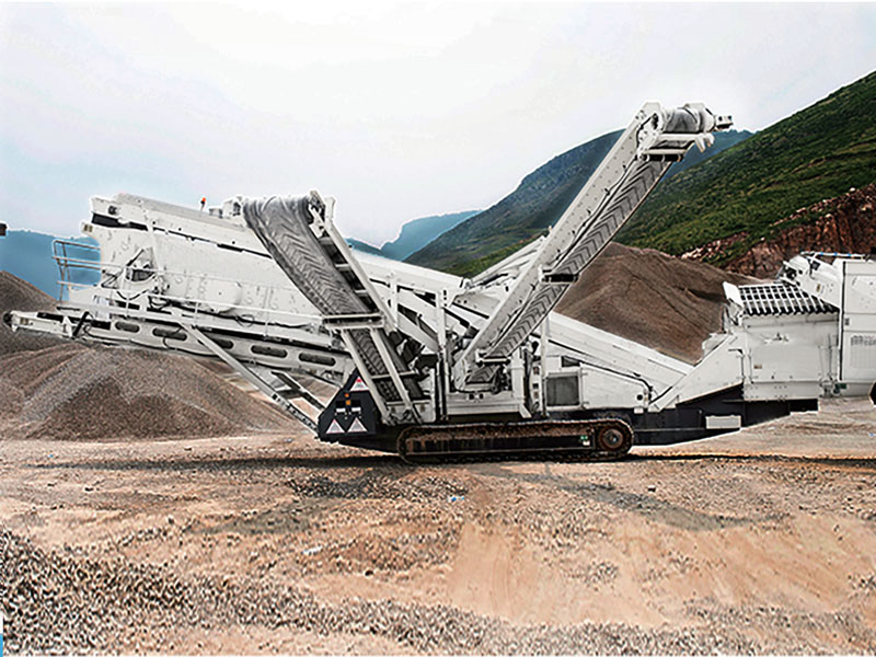 履帶式移動(dòng)建筑垃圾破碎站 履帶式移動(dòng)建筑垃圾破碎站